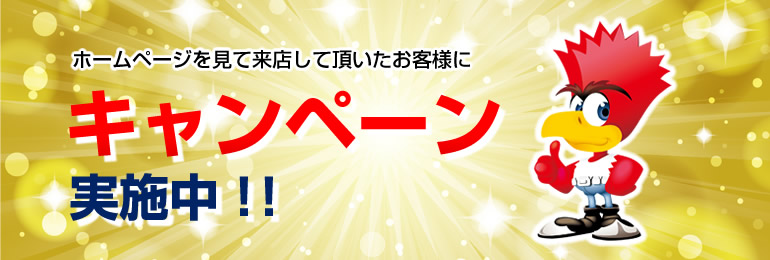 キャンペーン実施中！