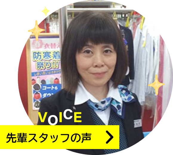 先輩スタッフの声